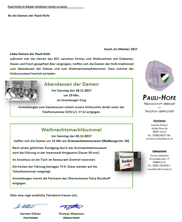 Abendessen