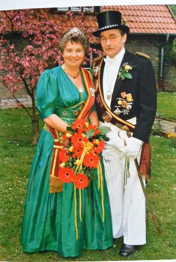 Erwin I. und Dorita I. Zurmühl Königspaar_1986