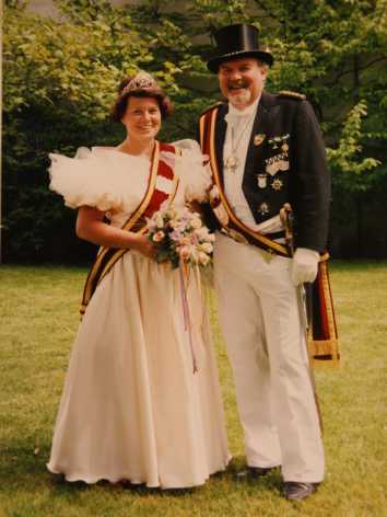 Günther I. Hauswirth und Helga I. Busch Königspaar_1990